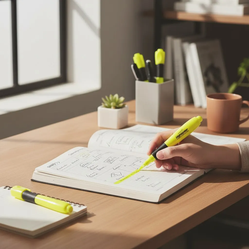 [807800]  Highlighter Fluorescent Yellow w- Cushion Grip (3-Pack) (Product Staging).webp