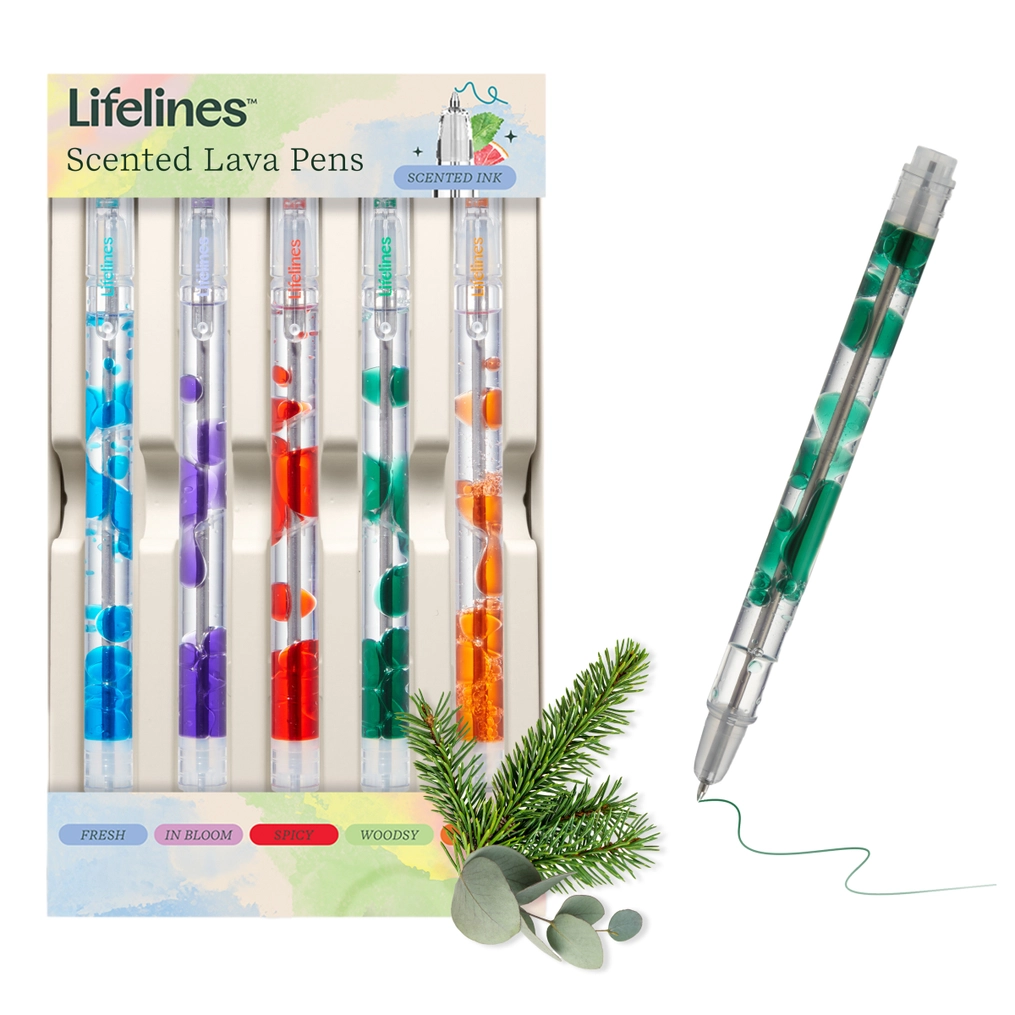 [807175] Lifelines Scented Lava Pen Set 5pk