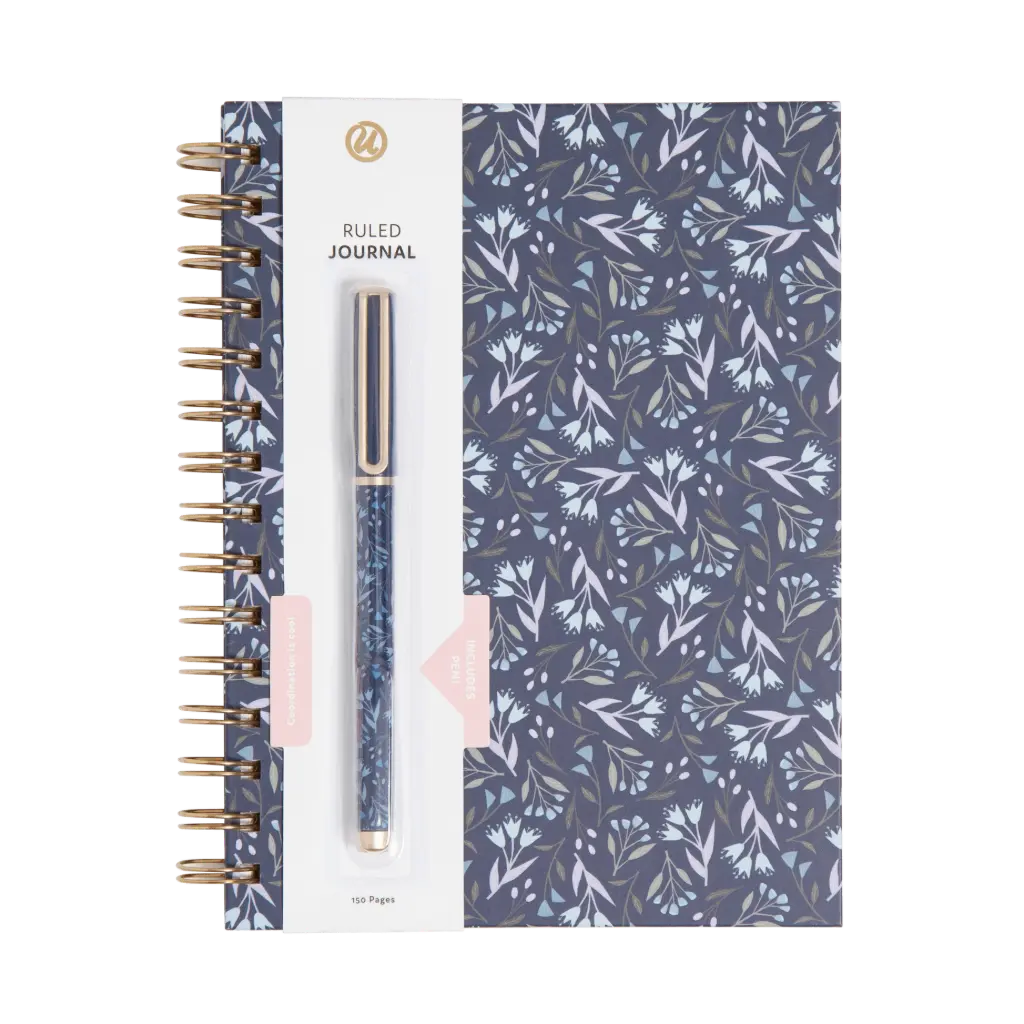 Sweet Meadows Spiral Bound Journal X Pen