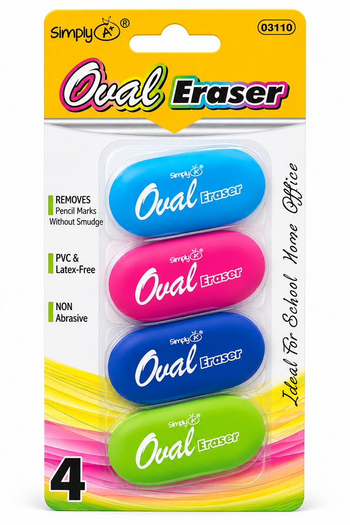 [807323] Oval Pencil Erasers