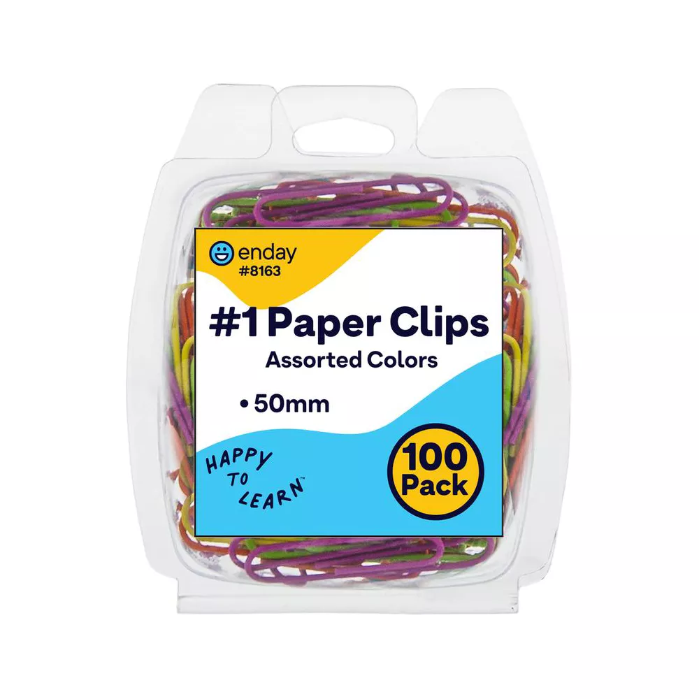 Colored Paper Clips Assorted