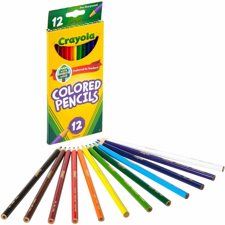 Crayola 12ct Kids Pre-Sharpened Colored Pencils