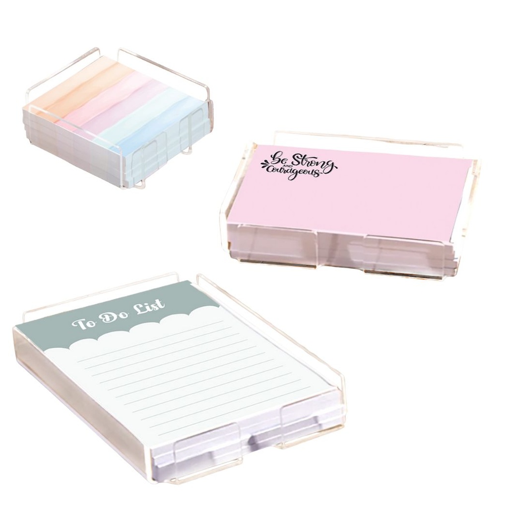 [807354] Post-It® Notes Clear Acrylic Tray (3 x 3)