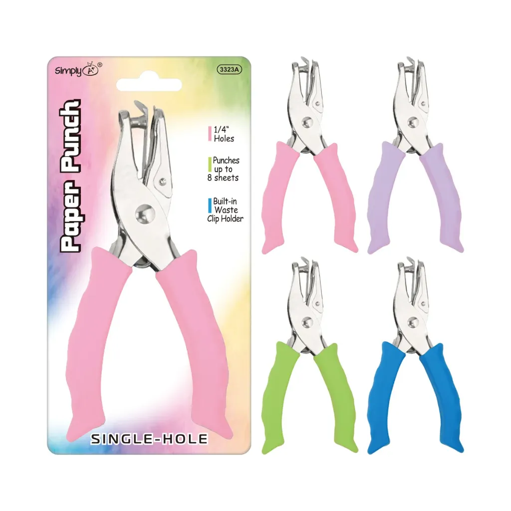 Paper Punch Single Assorted Colors