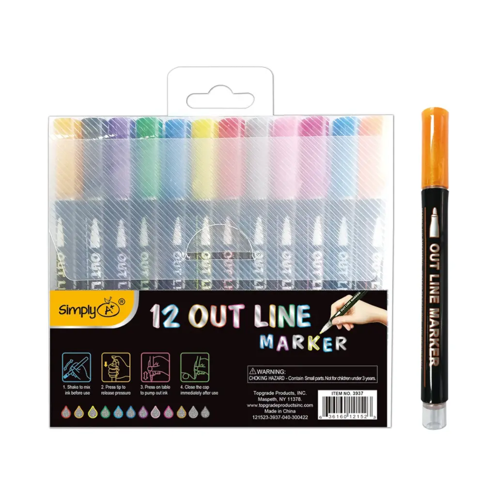 [807365] Outline Silver Markers