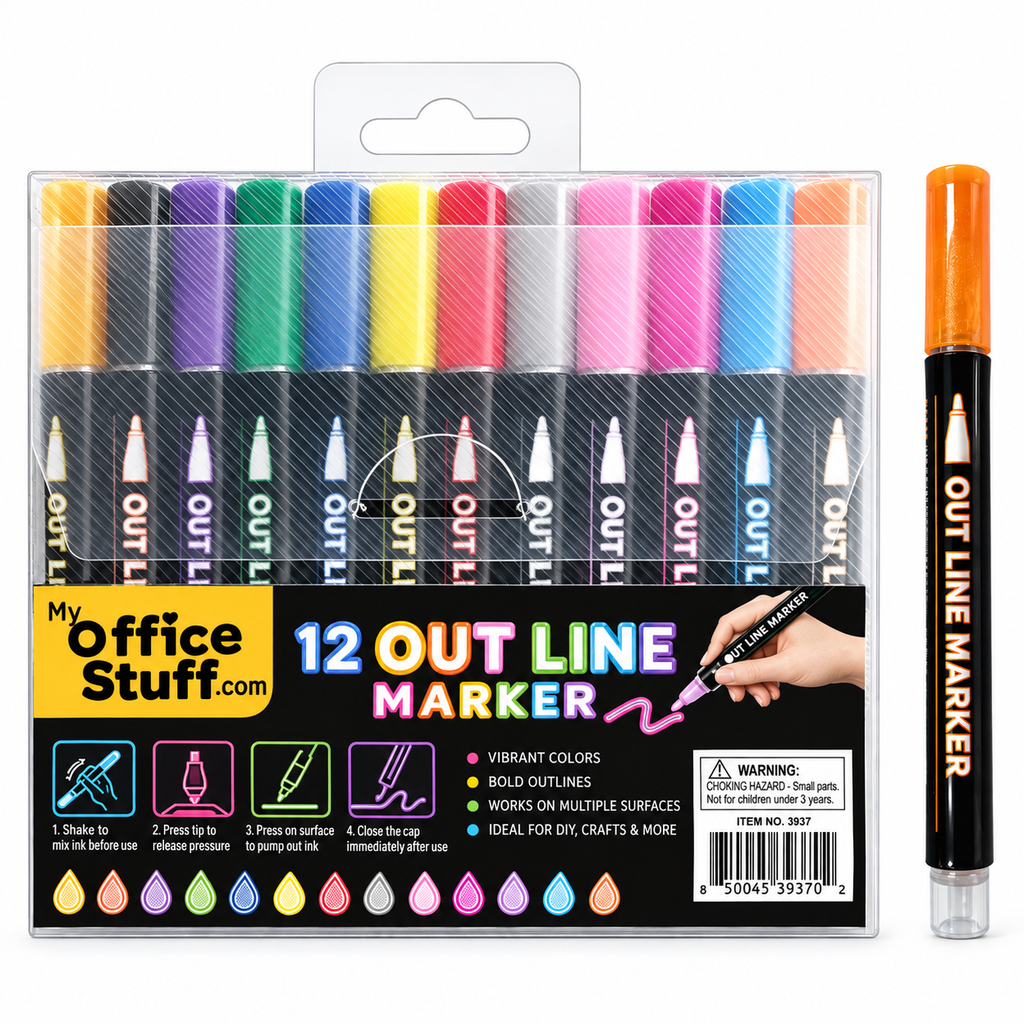 [807365] Outline Silver Markers
