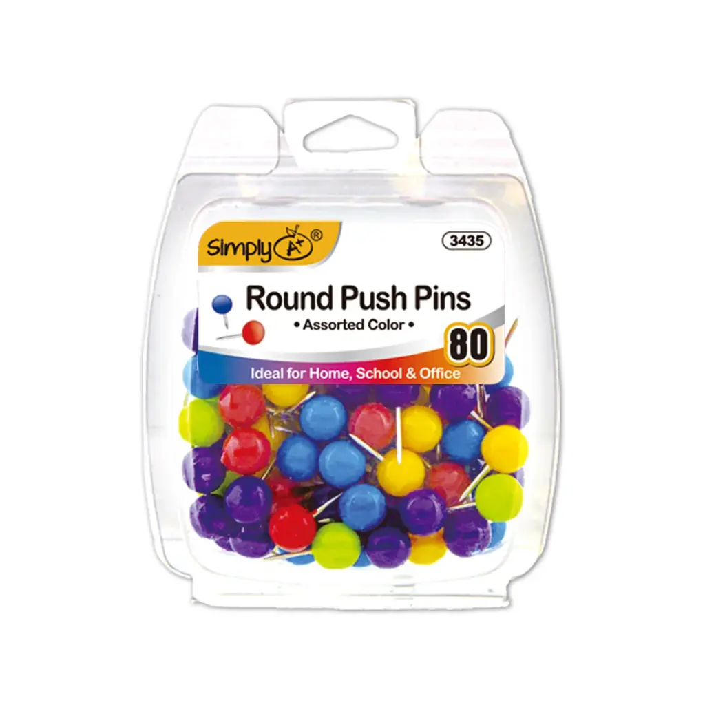 Round Push Pins