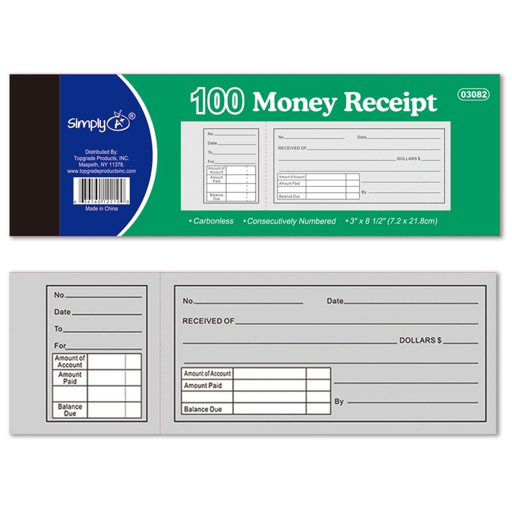 Money Receipt Book 2 Part