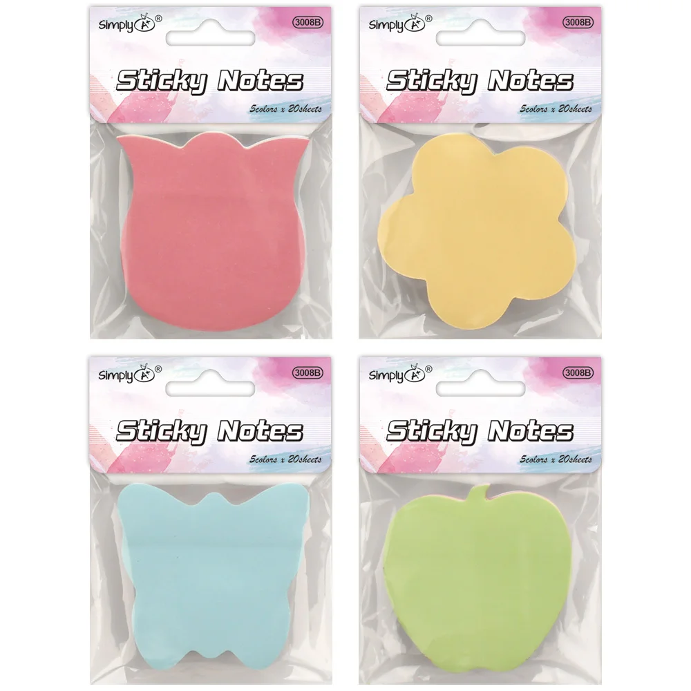 [807580] Sticky Notes Shapes (Butterfly)