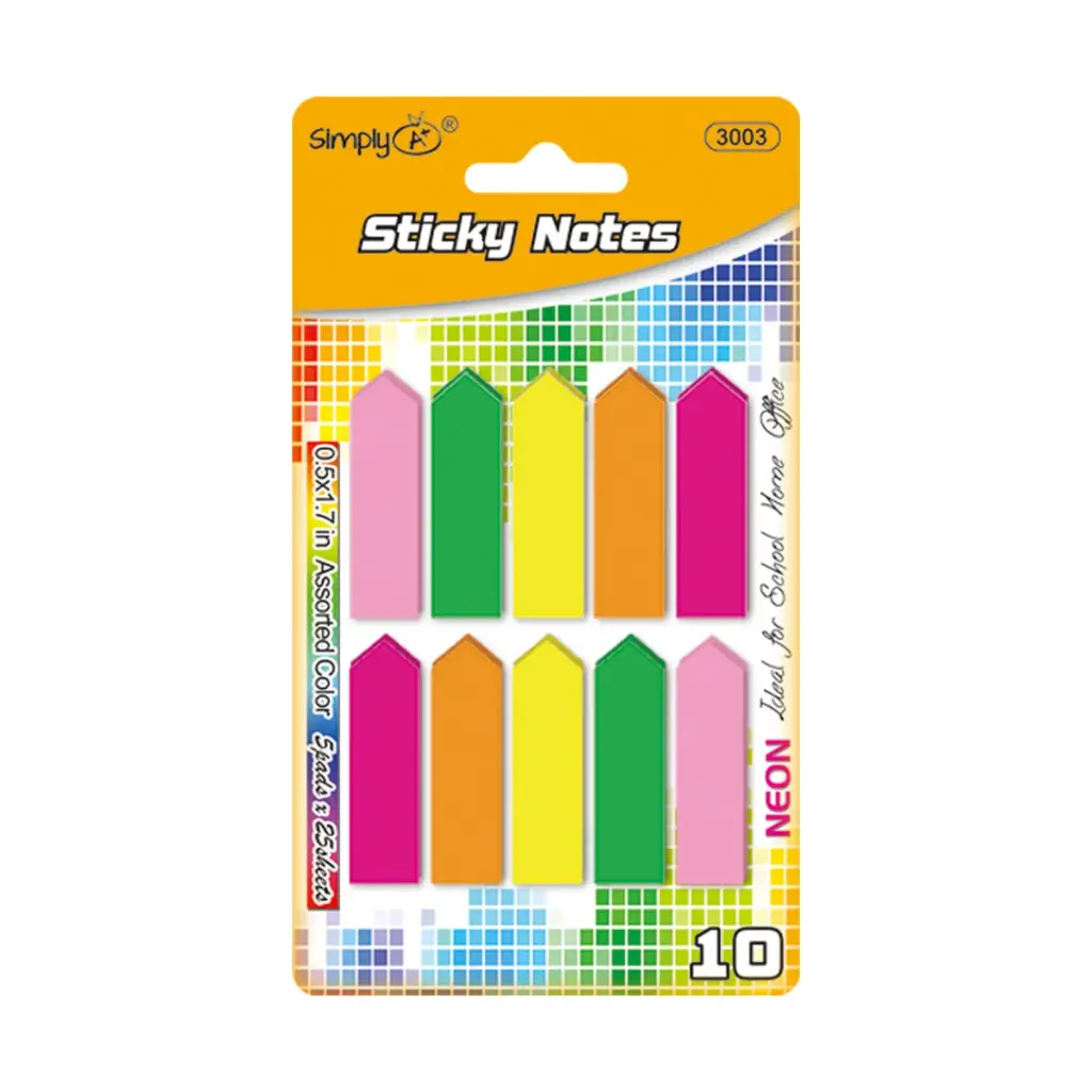 Sticky Note Flags Neon