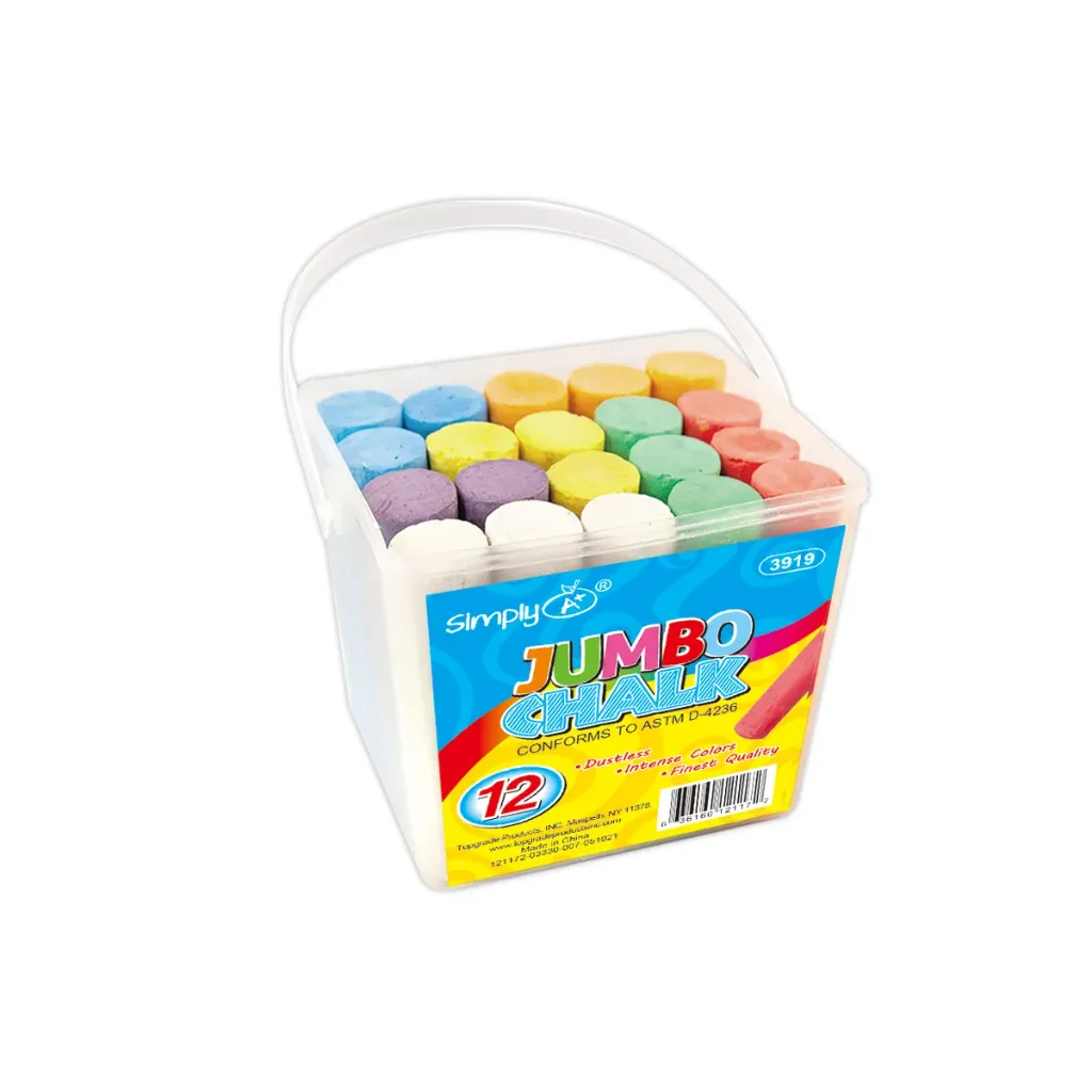[807802] Jumbo Chalk Box of 12