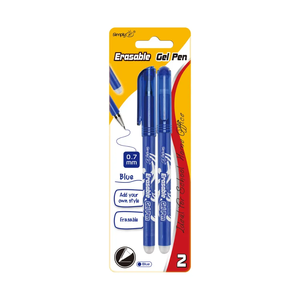 [807832] Erasable Gel Pen - Blue