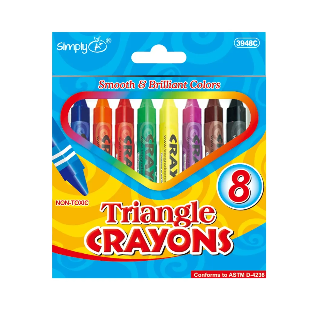 [807837] Triangle Crayons