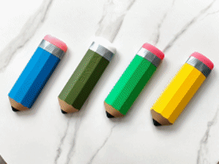 Custom Pencil Shape Pencil Case