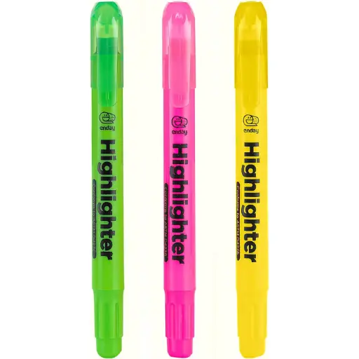 Fluorescent Gel Highlighter (3/Pack)